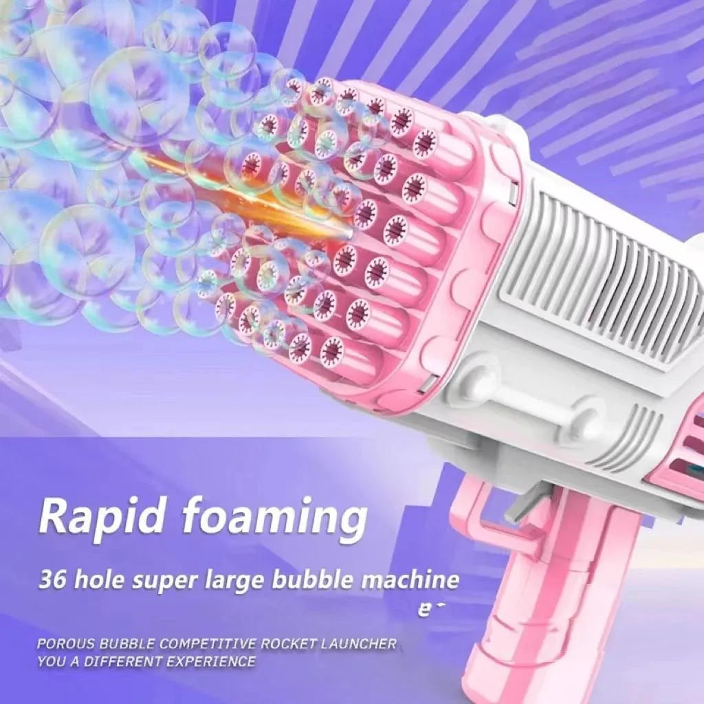 36-Hole Bubble Bazooka Gun