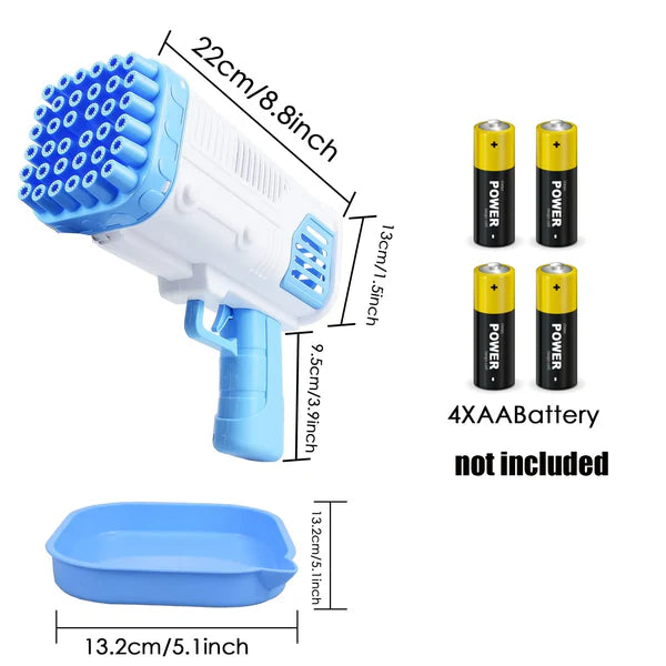 36-Hole Bubble Bazooka Gun