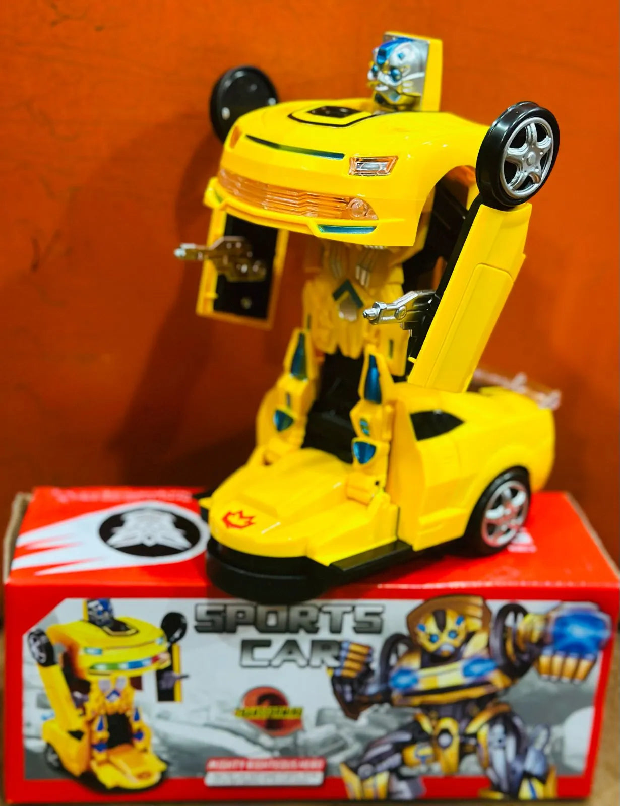 Robot Transforming Car for Kids – Sports Car Turns into Robot!
