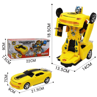 Robot Transforming Car for Kids – Sports Car Turns into Robot!
