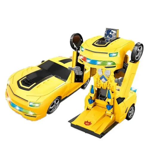 Auto Transforming Robot Car 🚗🤖 | Bump & Go Action Toy for Kids