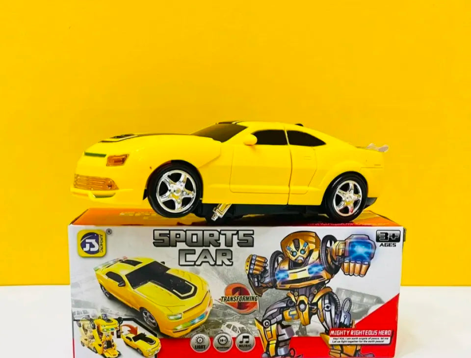 Auto Transforming Robot Car 🚗🤖 | Bump & Go Action Toy for Kids