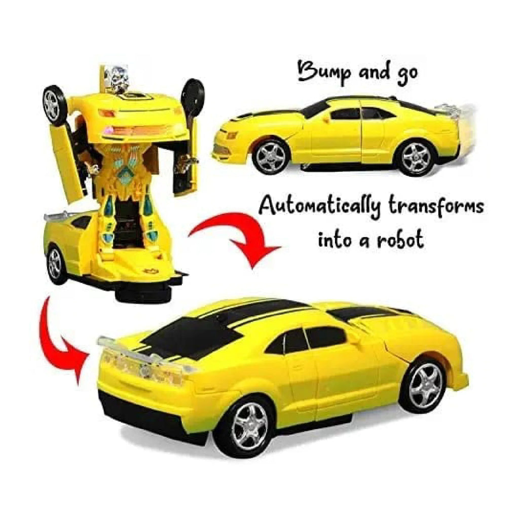 Auto Transforming Robot Car 🚗🤖 | Bump & Go Action Toy for Kids